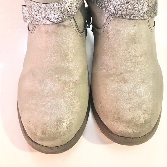 OSHKOSH Children’s Grey sparkly fashion boots - Picture 7 of 10